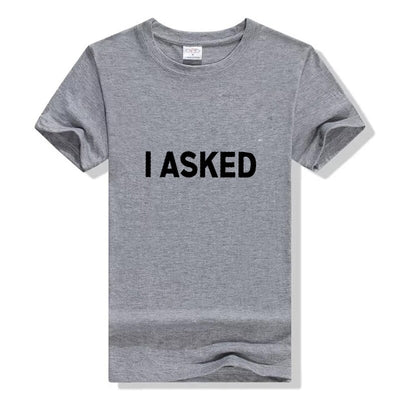 T Shirt Couple J'ai Dit Oui - I Asked Gris - MatchingMood