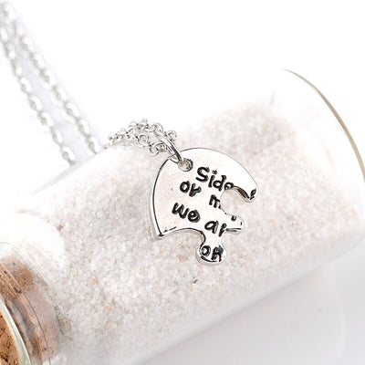 Collier Meilleures Amies à 3 - Amitié