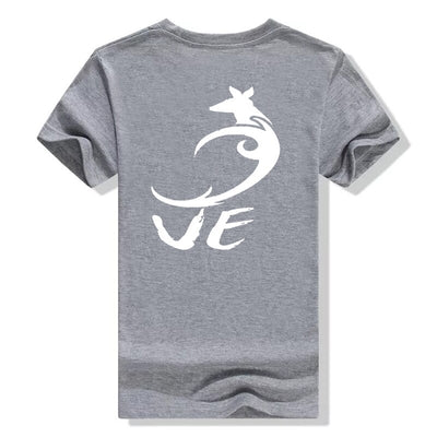 Tee Shirt Couple Love Cerf Gris
