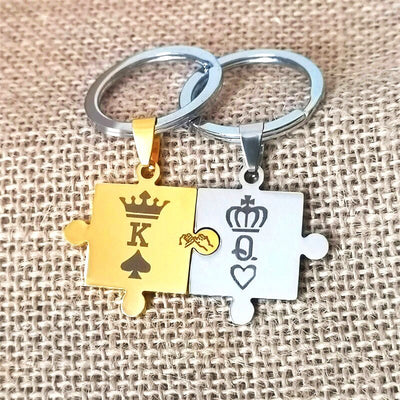 Porte Clé Couple Gravé 