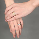 Bague Couple Avec Gravure amoureux