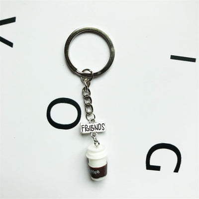 Porte-Clé Meilleure Amie Café Cookie