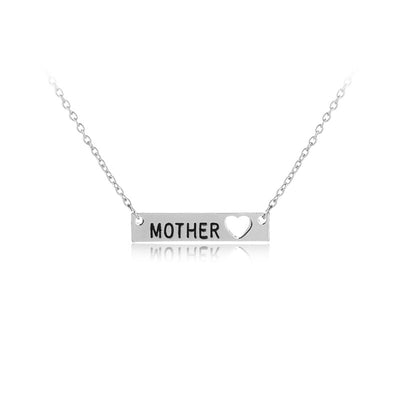Collier Mère Fille Rectangulaire