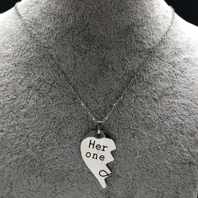 Collier Couple Coeur Her One