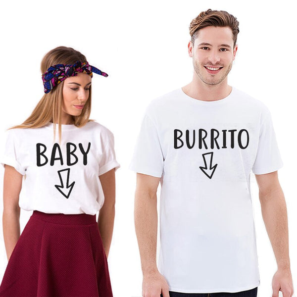 T-Shirt Couple Baby Burritos
