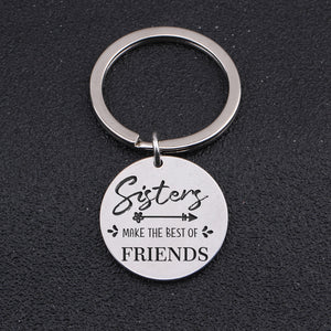 Porte Clé Amitié argent