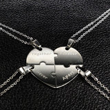 Collier d'Amitié pour 4 en Coeur - Forever Together Never Apart - MatchingMood