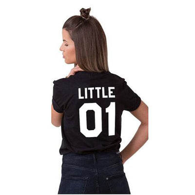 T-Shirt Meilleure Amie Little Noir