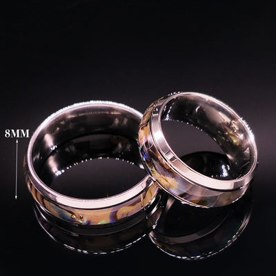 Bague Couple Nacre Dimensions