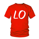T-shirt Couple Love Homme Rouge - MatchingMood