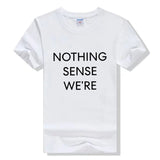 Nothing Makes Sense T-Shirts Blanc