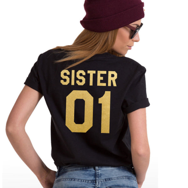T-Shirt Sister 01 noir