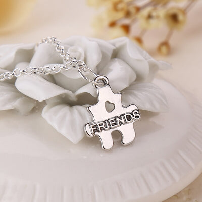 collier d'amitié pour meilleures amies en puzzles - Friends