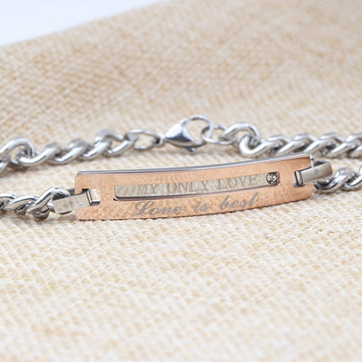 Bracelet Couple True Love My only love - MatchingMood