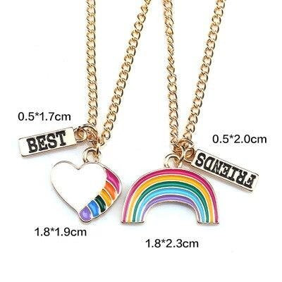 Collier d'Amitié Arc en Ciel Dimensions - MatchingMood