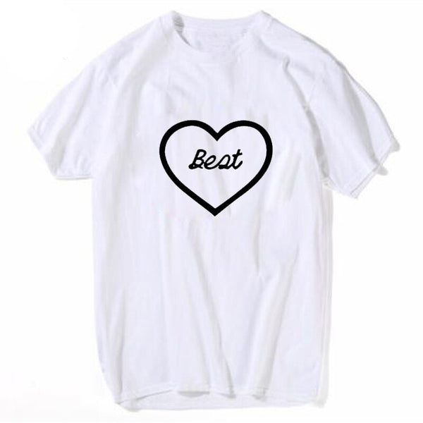 T-Shirt Best Friends Forever 3 - Best blanc