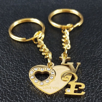 Porte Clé Coeur Love You