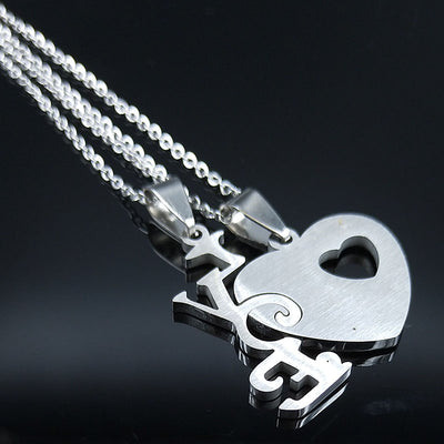 Collier Love Couple Dos