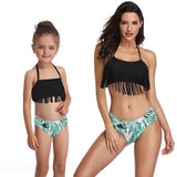 Maillot de Bain Mère Fille Haut à Basque