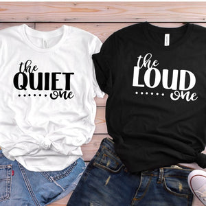 T Shirt Meilleure Amie Quiet Loud - MatchingMood