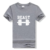 T-Shirt Couple Beauty and The Beast - Homme Gris