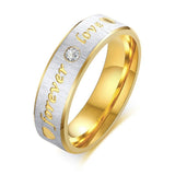 Bague Couple Alliance Femme amour Eternel