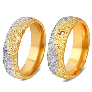 Bague Couple Bicolore