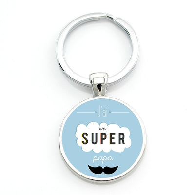 Porte Clé pour Père Français