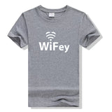 T-Shirt Couple Wifi - Wifey Gris - MatchingMood
