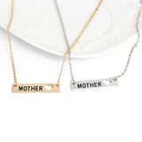 Collier Mère Fille Rectangulaire