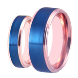 Bague Couple Bleu