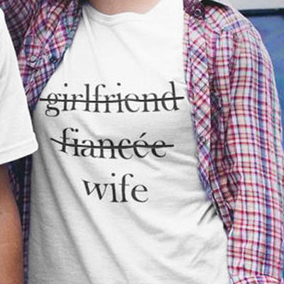 T Shirt Couple Husband and Wife femme - MatchingMood