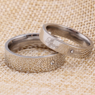 Bague Couple Love Clé Cadenas