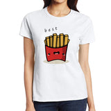 Tee Shirt Meilleure Amie Frites - MatchingMood