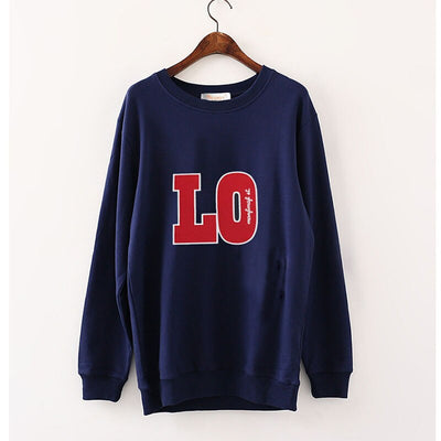 Pull Famille Love Bleu - MatchingMood