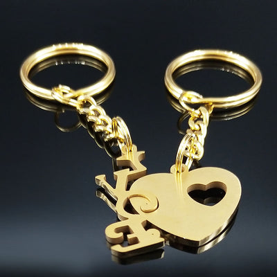 Porte Clé Coeur Dos