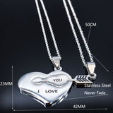 Collier Coeur Pour Couple Dimensions