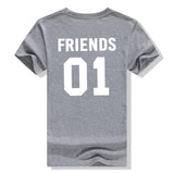 T-Shirt Best Friends - Friends 01 Gris