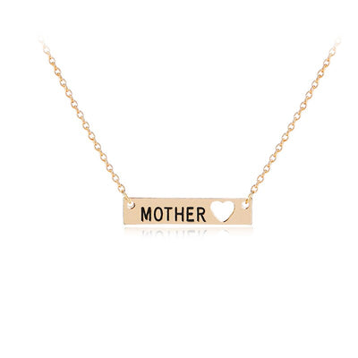 Collier Mère Fille Rectangulaire