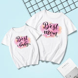 T Shirt Best Mom Best Baby Duo Mere Fille