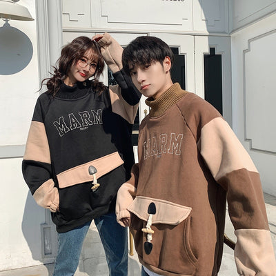 Pull Col Roulé Femme pour Couple