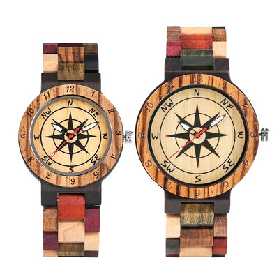 Montre pour Couple Boussole