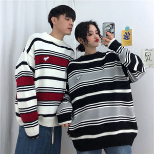Pull Couple Korean Lovers Amoureux