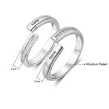 Bague Personnalisable Couple