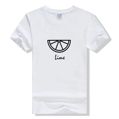 T Shirt Couple Citron - MatchingMood