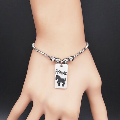 Bracelet d'Amitié Chevaux Friends - MatchingMood
