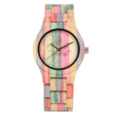 Montre Couple Bambou Femme