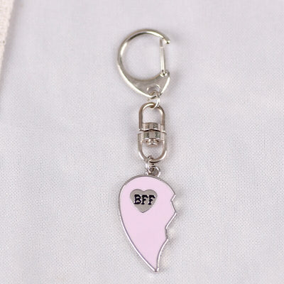 Porte Clé BFF Coeur Coloré