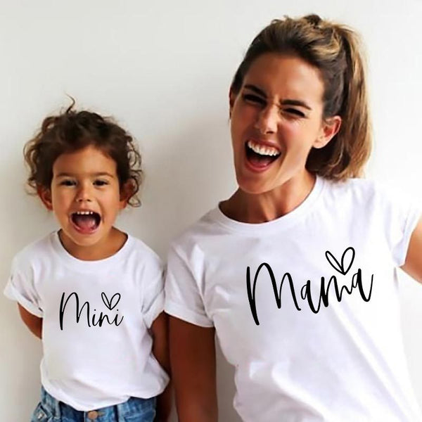 T Shirt Mere Fille Mama Mini