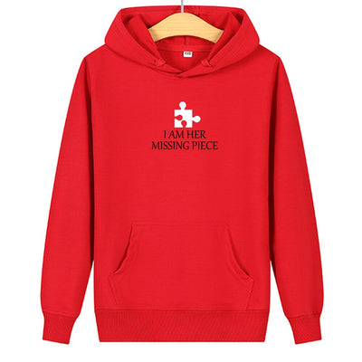 Sweat Couple Grand Amour Homme Rouge